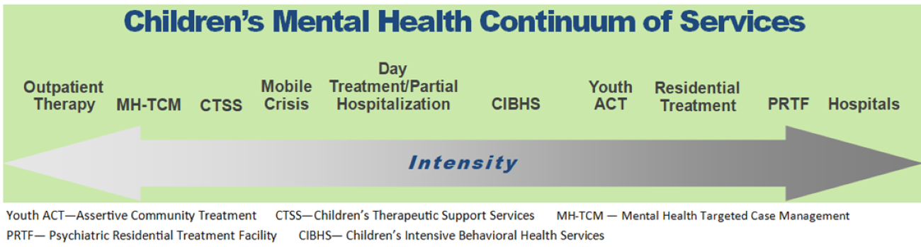 Children's Mental Health Continuum of Services