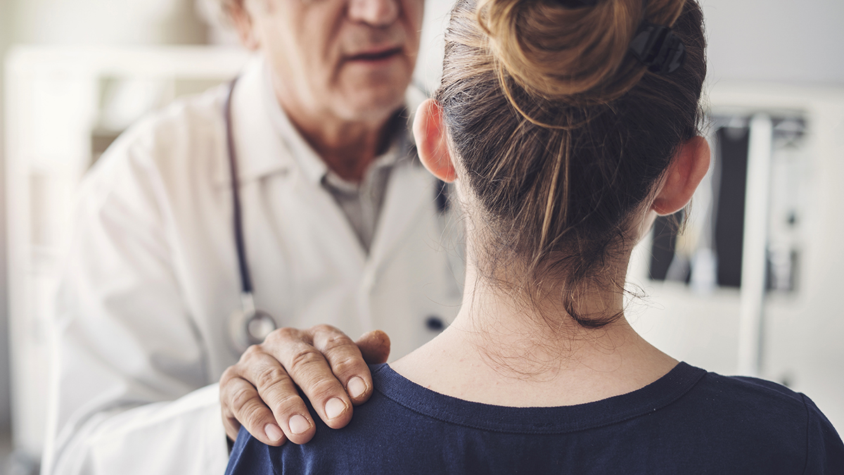 doctor patient in conversation